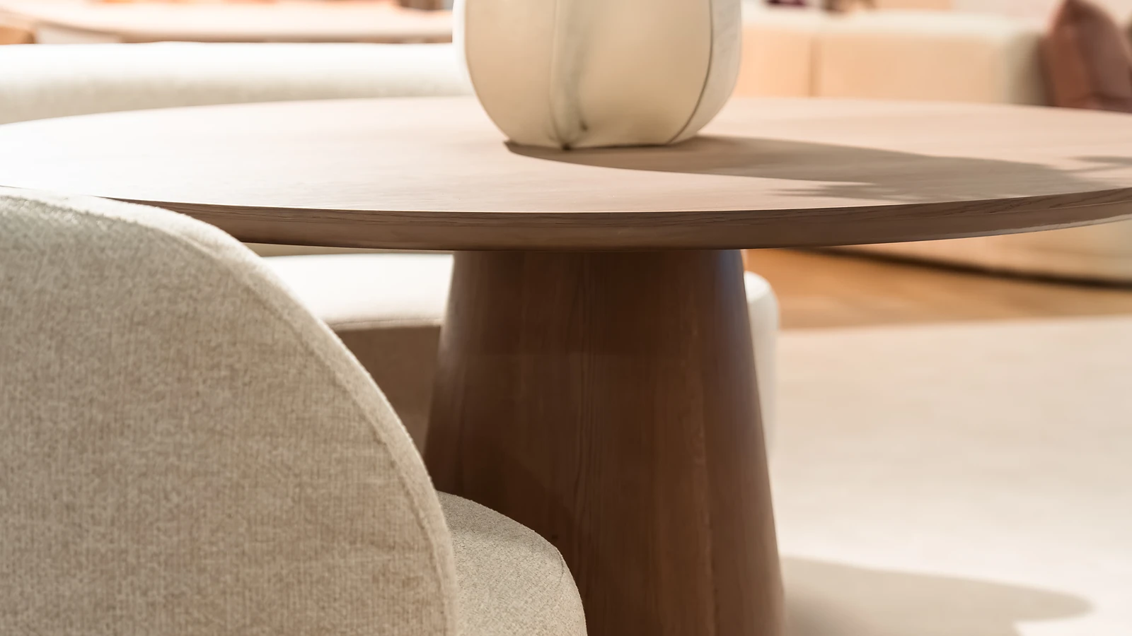 Voorbeeld van een eettafel uit de 3D-configurator