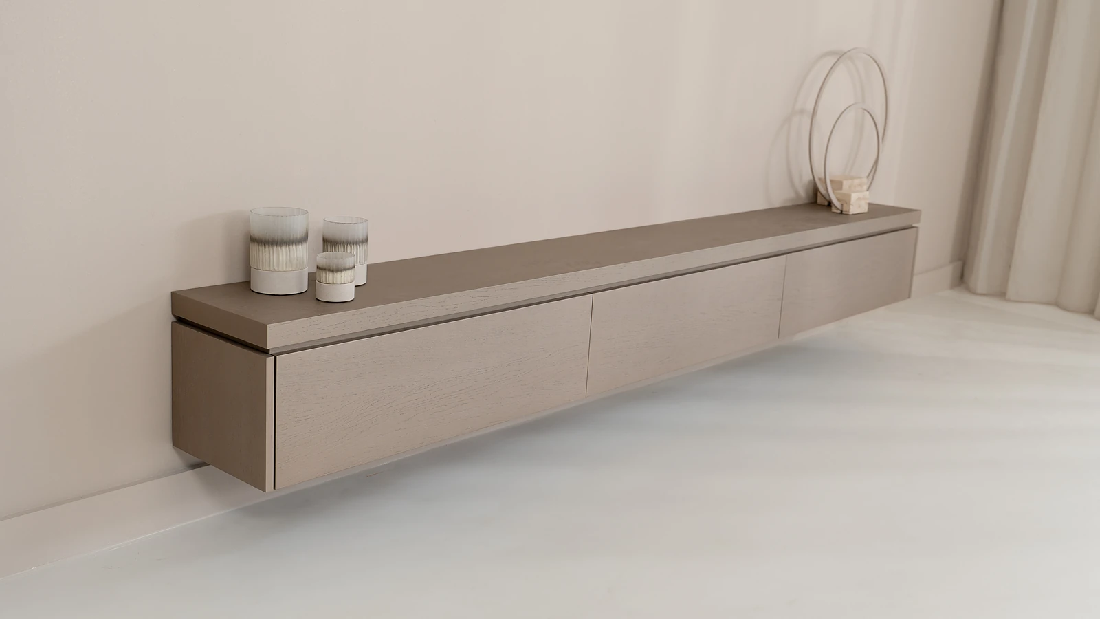 Voorbeeld van een tv-meubel uit de 3D-configurator